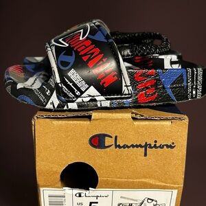 Champion Toddler Graphic Slides